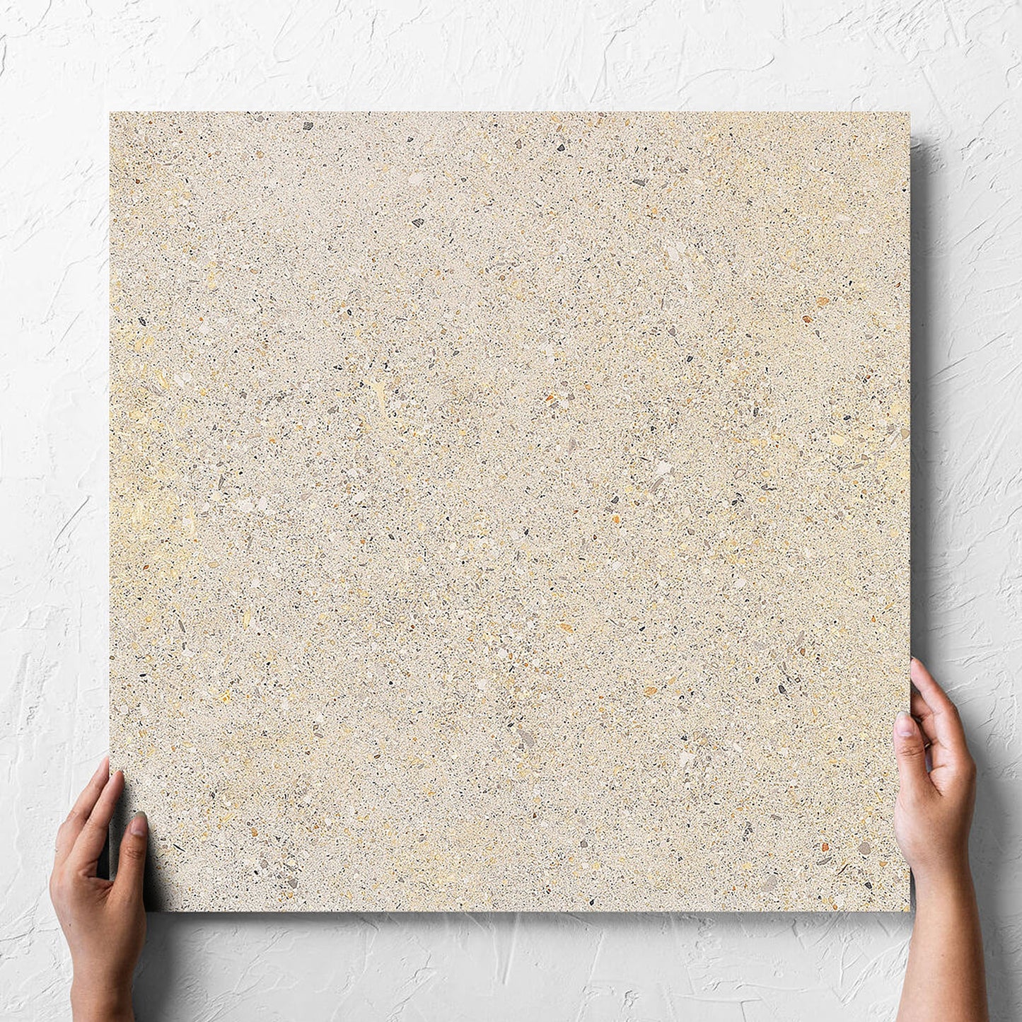 Aggregate White Lappato 600x600mm