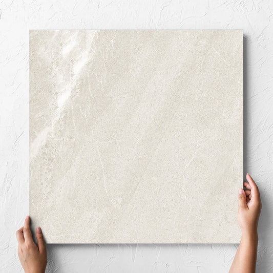 Eliza White Structured 600x600mm