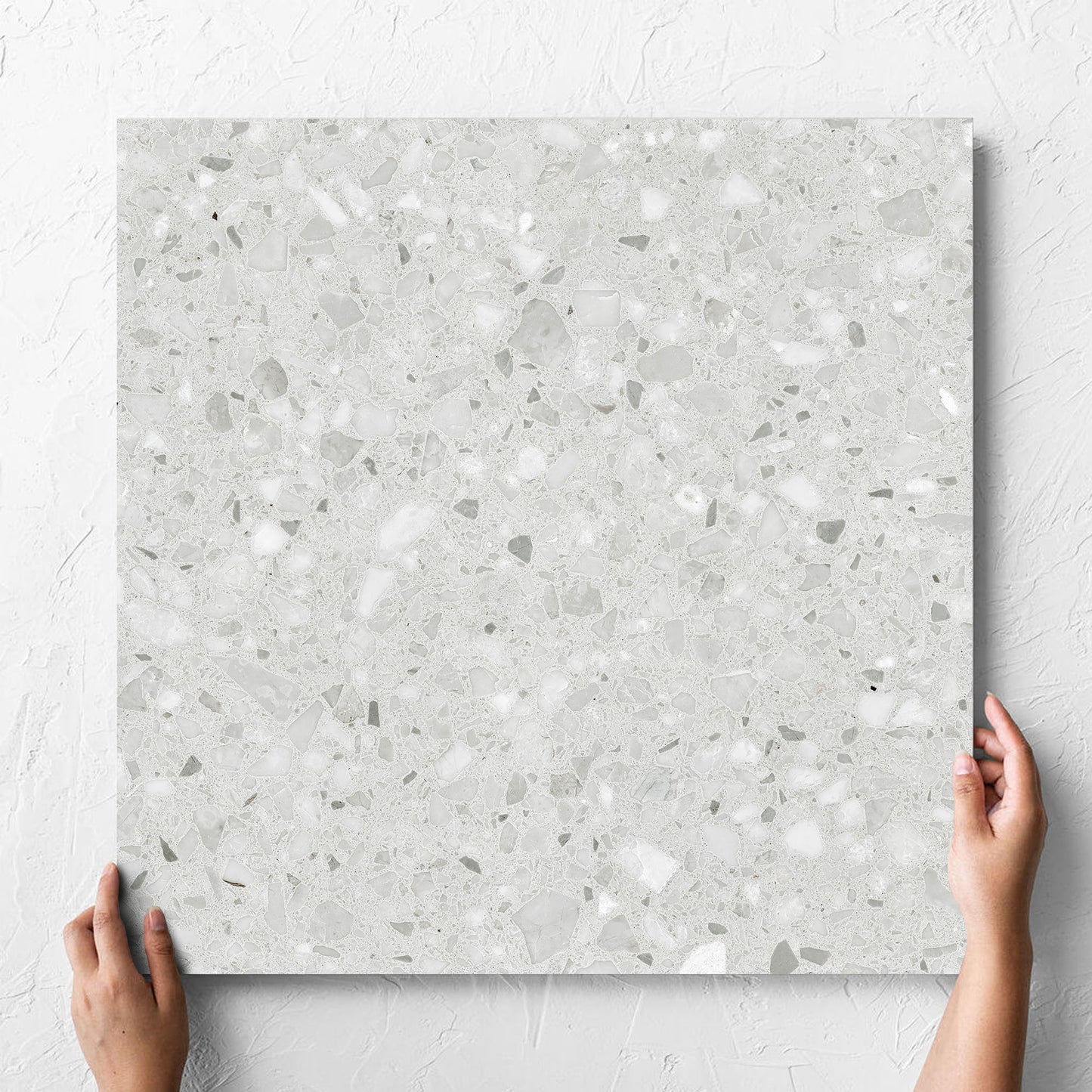 Terrazzo Rock White Matt 600x600mm