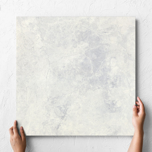 Tundra White Matt Smooth Grip 600x600mm