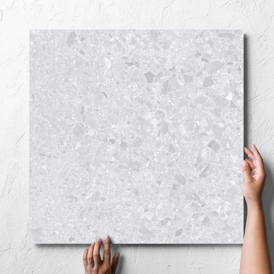 Terrazzo White Matt 600x600mm