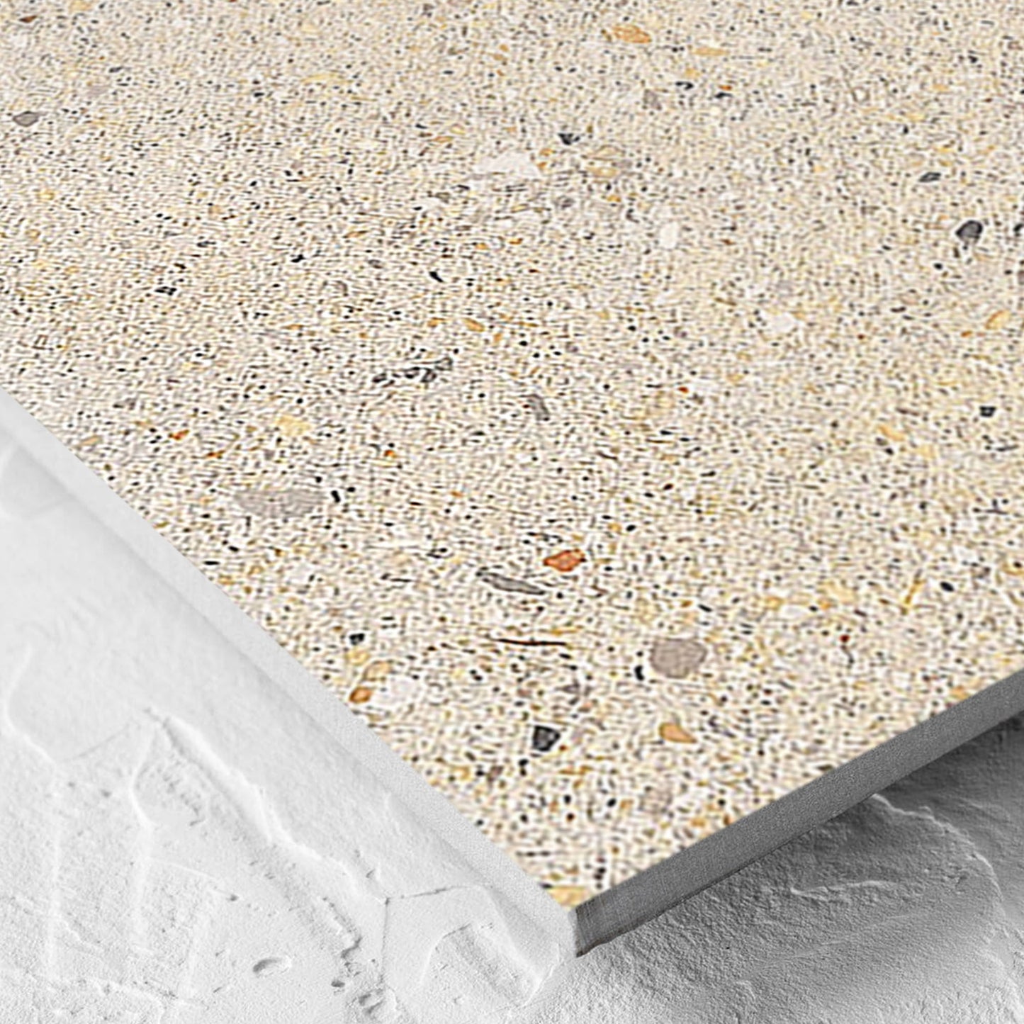 Aggregate White Lappato 600x600mm