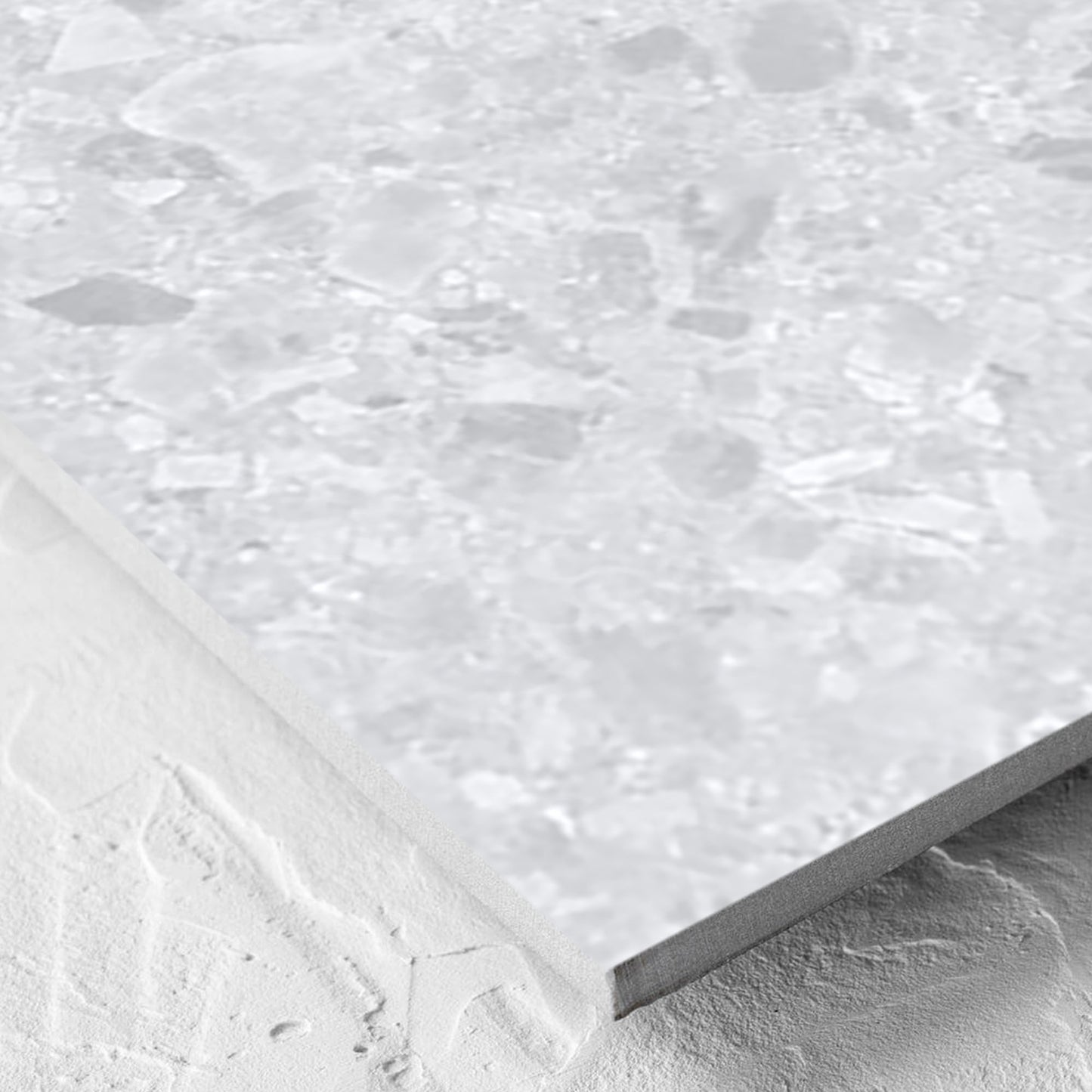 Terrazzo White Matt 600x600mm