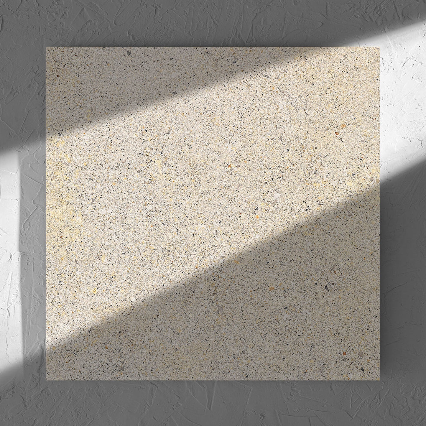 Aggregate White Lappato 600x600mm