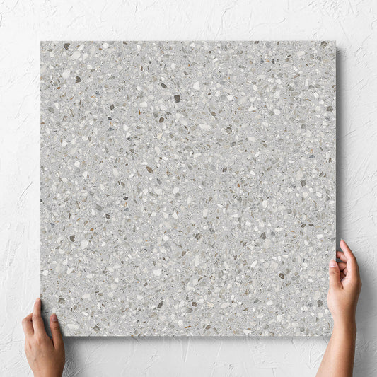 Terrazzo Stone Grigio Matt Smooth Grip 600x600mm