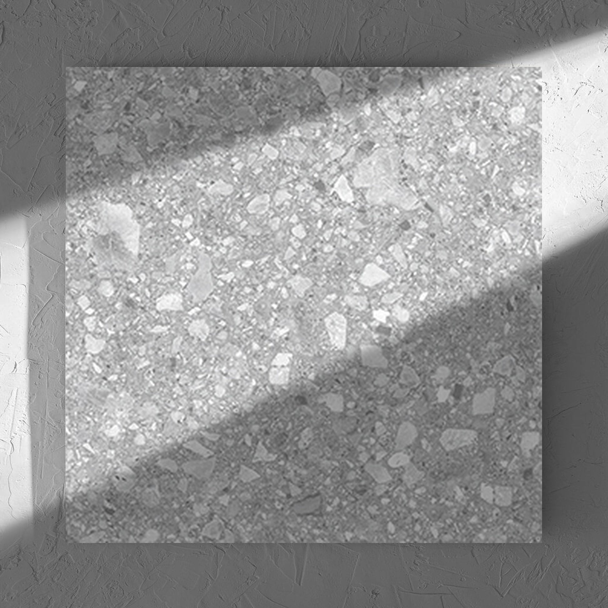 Vision Light Grey Grip 600x600mm tile shadow