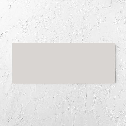 Easy Light Grey Matt 75x300mm tiles installed