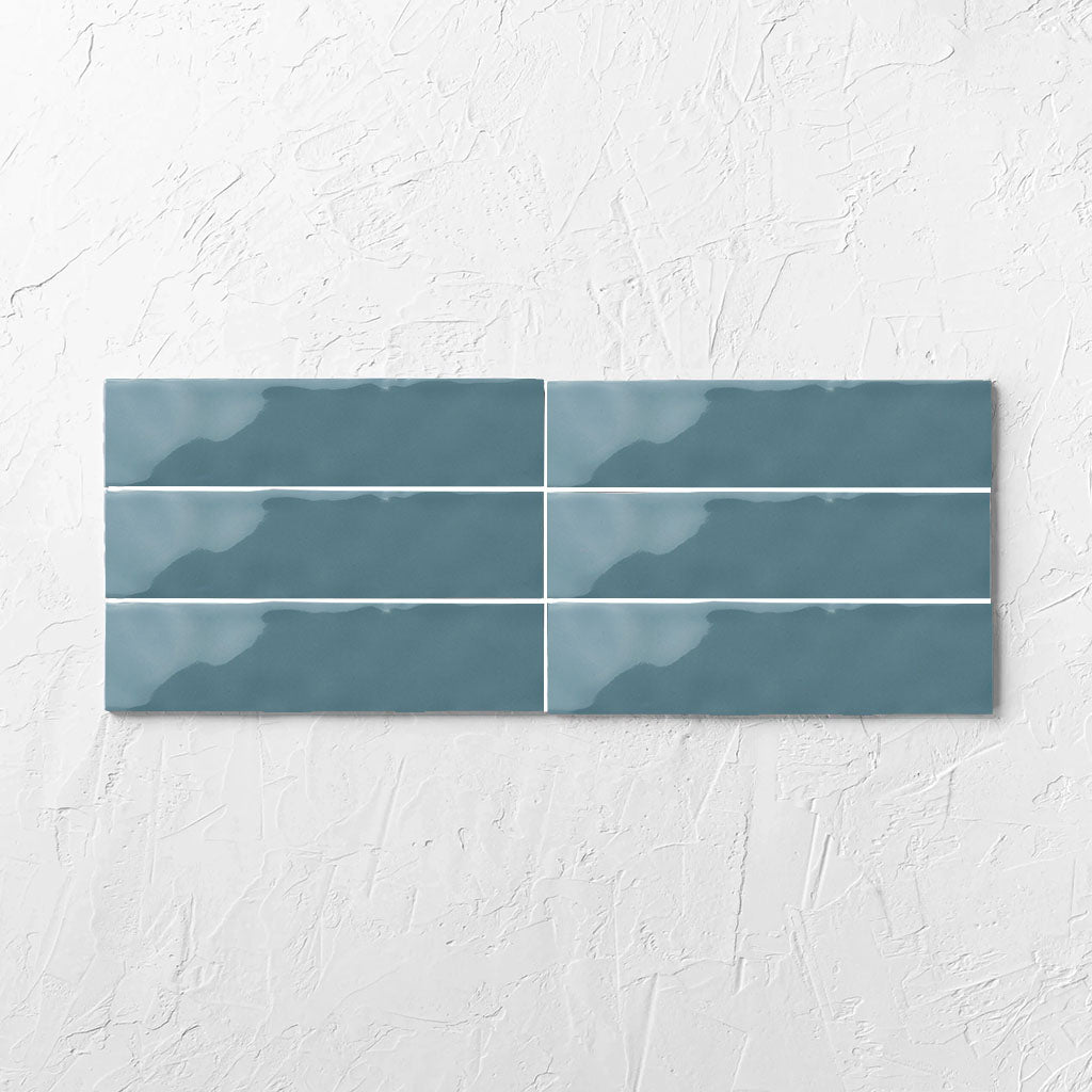 Block Nordic Blue Gloss 76x302mm