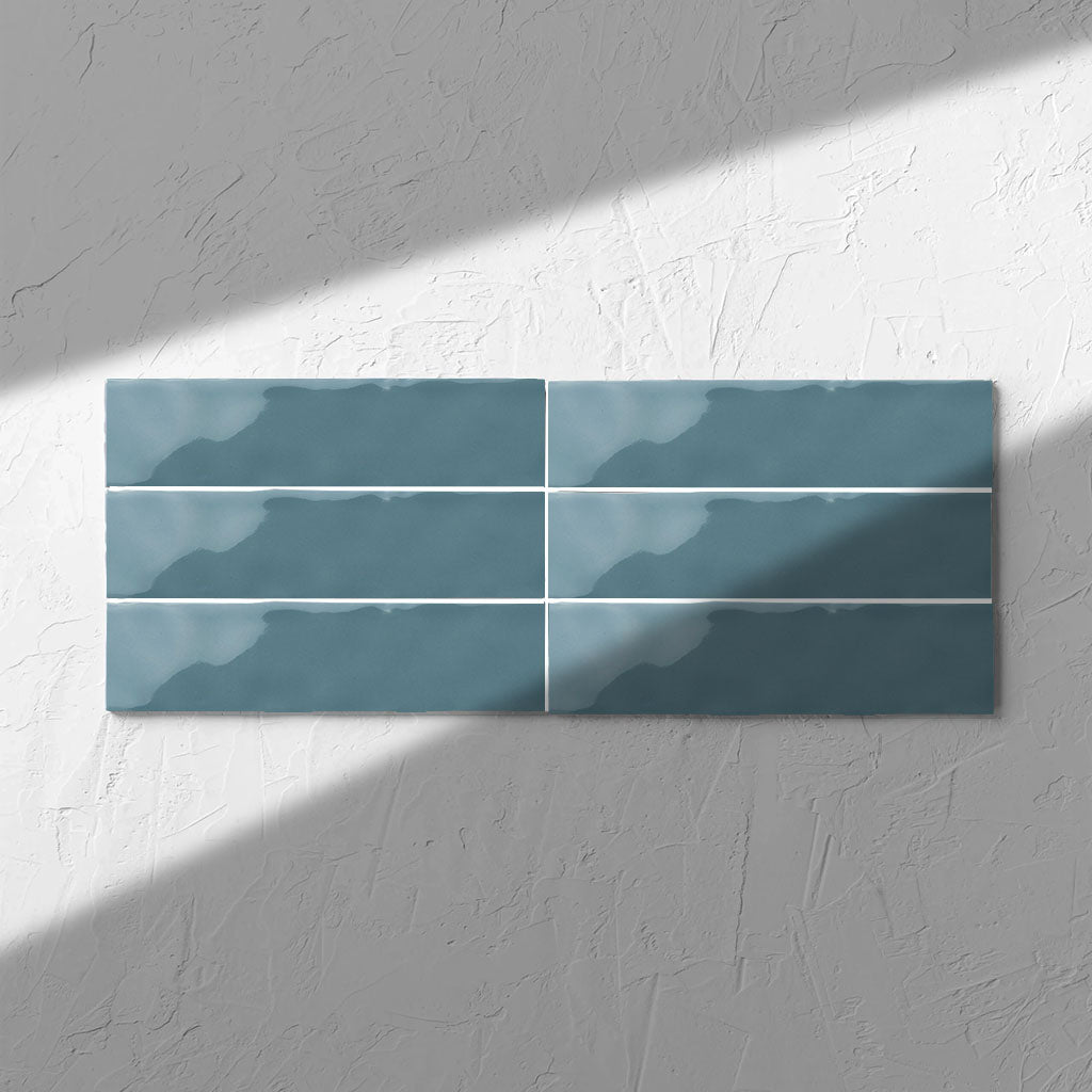 Block Nordic Blue Gloss 76x302mm