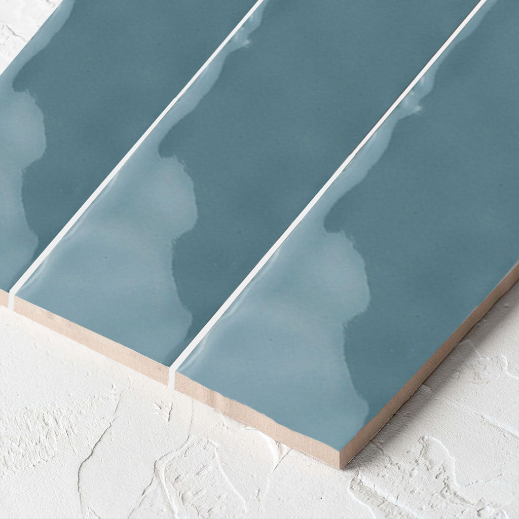 Block Nordic Blue Gloss 76x302mm