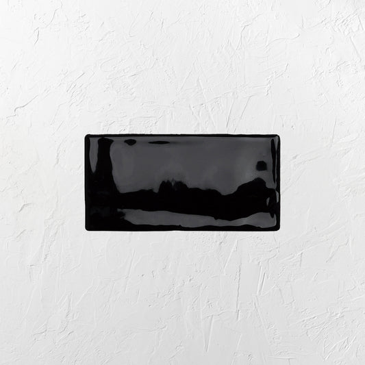 Luxe Midnight Black Gloss 76x152mm