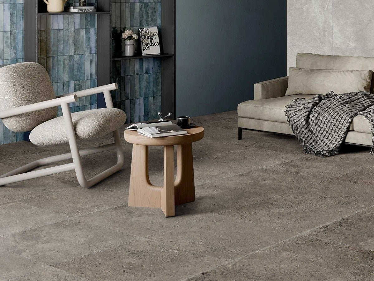 Toulouse Dark Grey Matt 300x600mm lifestyle