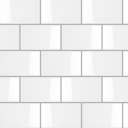 Simplicity White Pressed Ripple Gloss 250x400mm