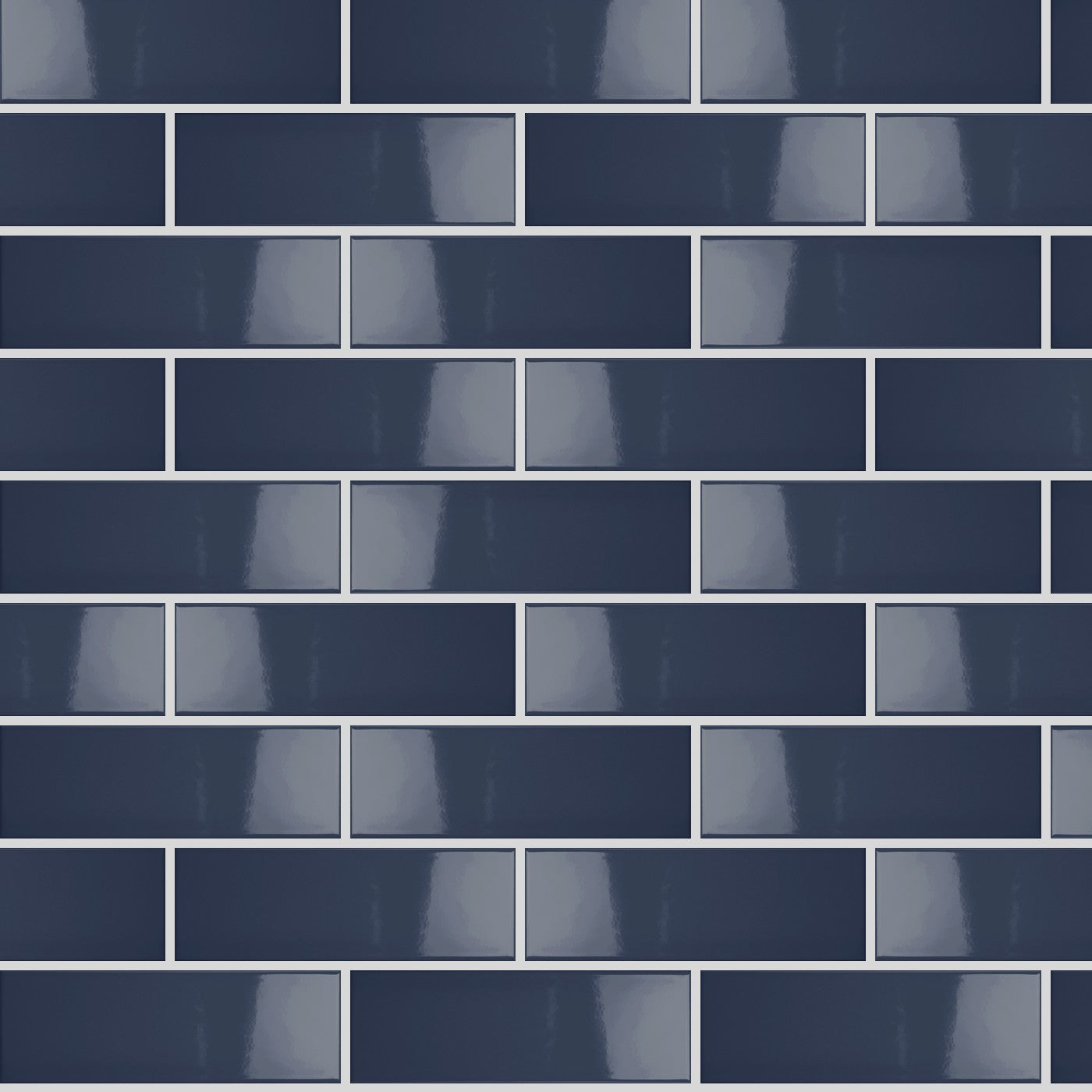 Cucina Navy Blue Gloss 100x300mm