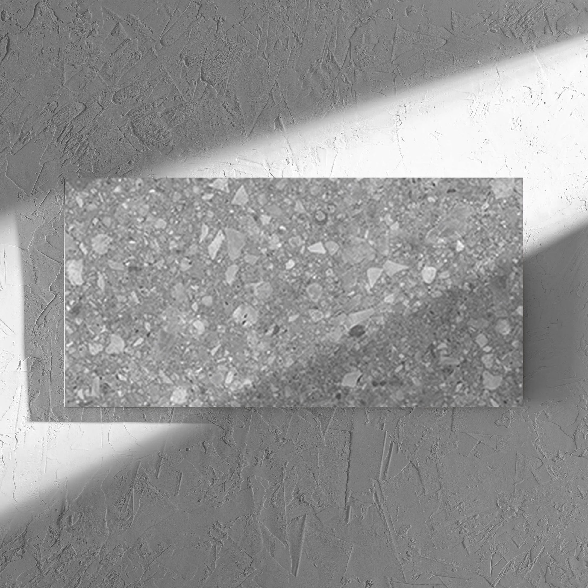 Vision Dark Grey Lappato 300x600mm tile shadow