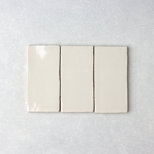 Spanish Handmade Gloss Ash Grey  75x150mm