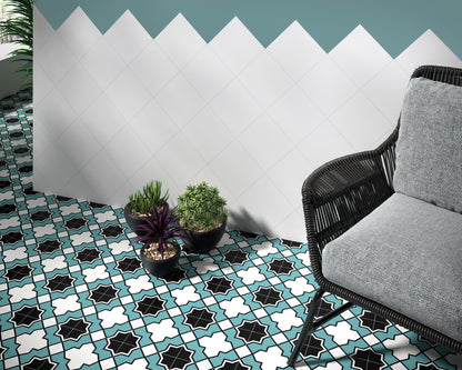 Doria White 200x200mm (Old box size)