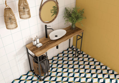 Doria White 200x200mm (Old box size)