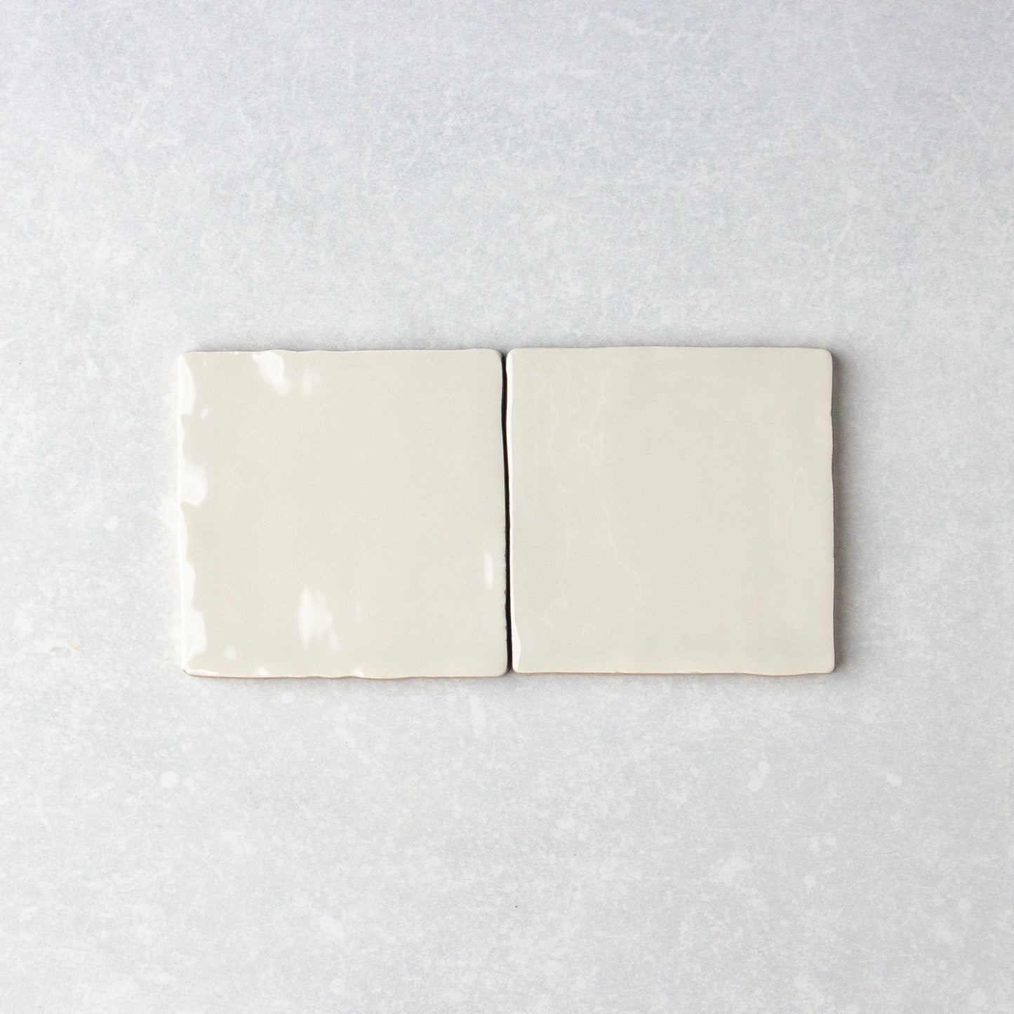 Handmade Gloss Ash Grey  100x100mm