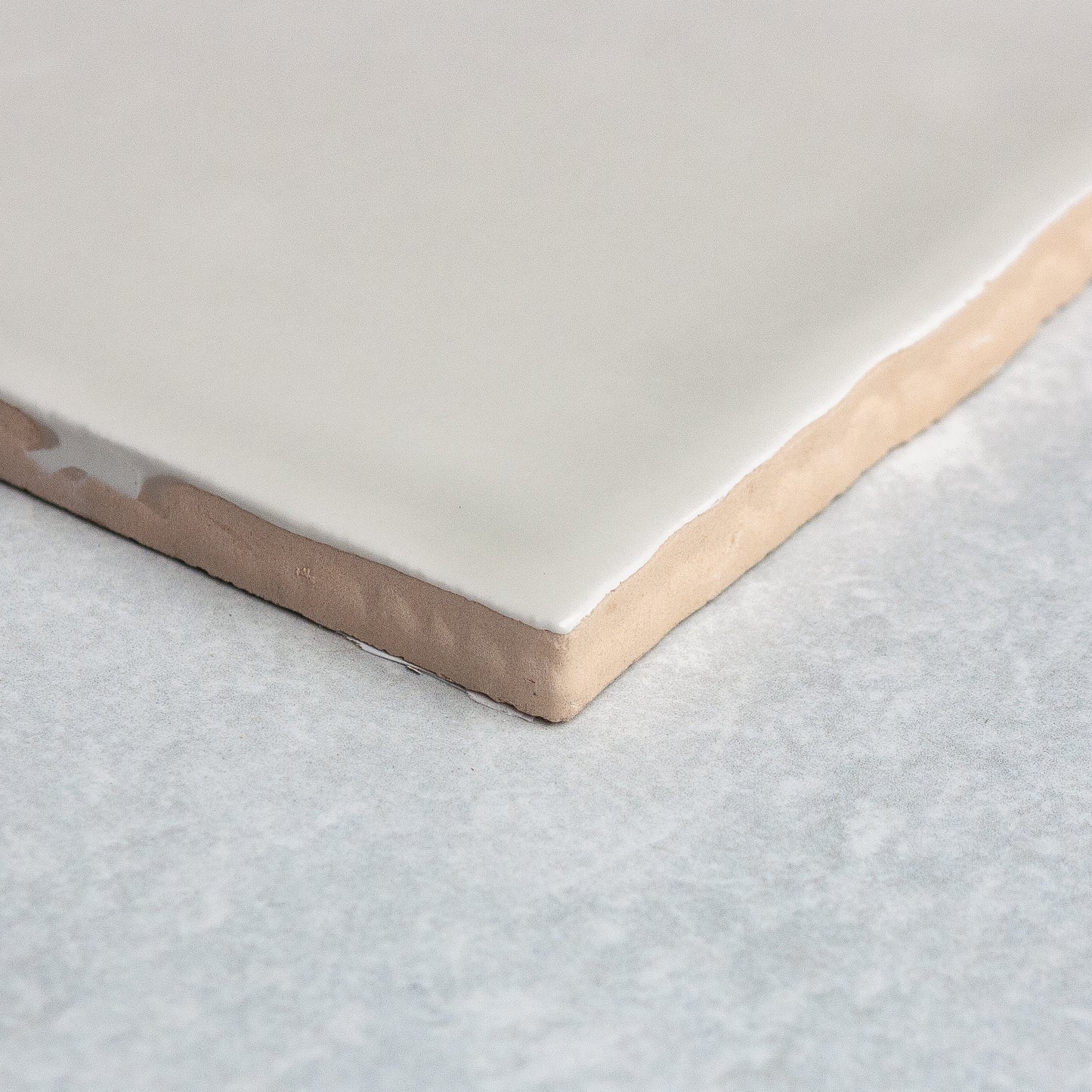 Handmade Matt Ash Grey  100x100mm
