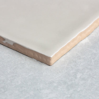 Handmade Matt Ash Grey  100x100mm