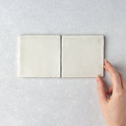 Handmade Matt Ash Grey  100x100mm