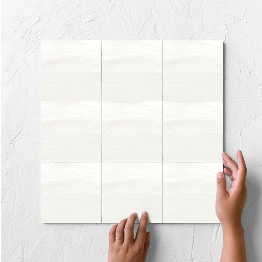 Berlin White Matt 147x147mm