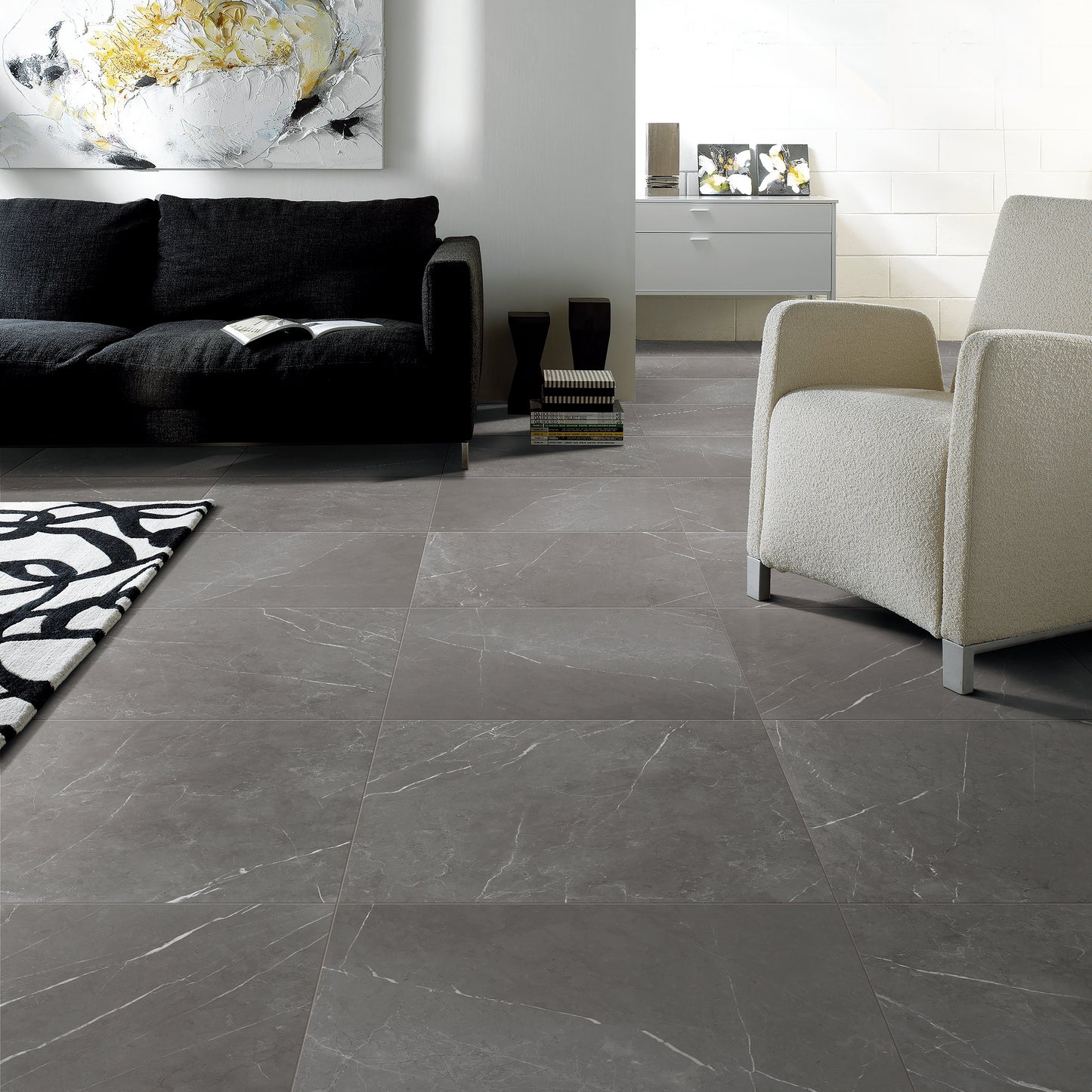 Bracca Dark Grey Matt 450x900mm