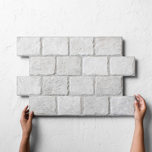 Petra White Cobblestone 440x660mm