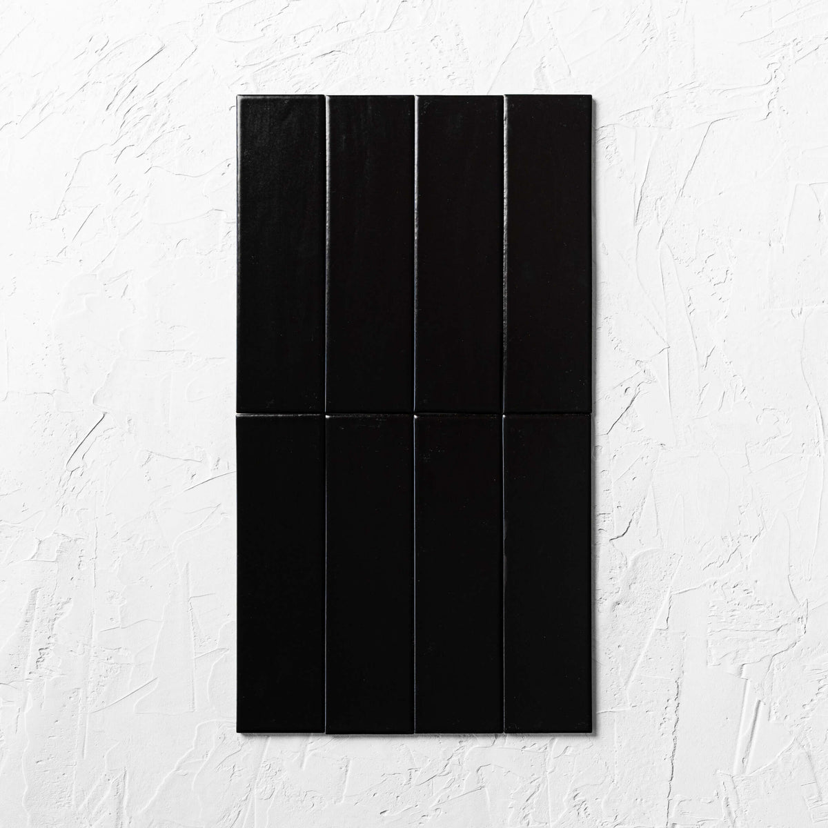Brava Black Gloss 60x217mm gloss surface texture