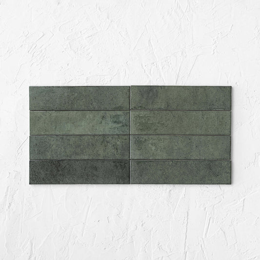 Bricks Green Gloss 60x246mm