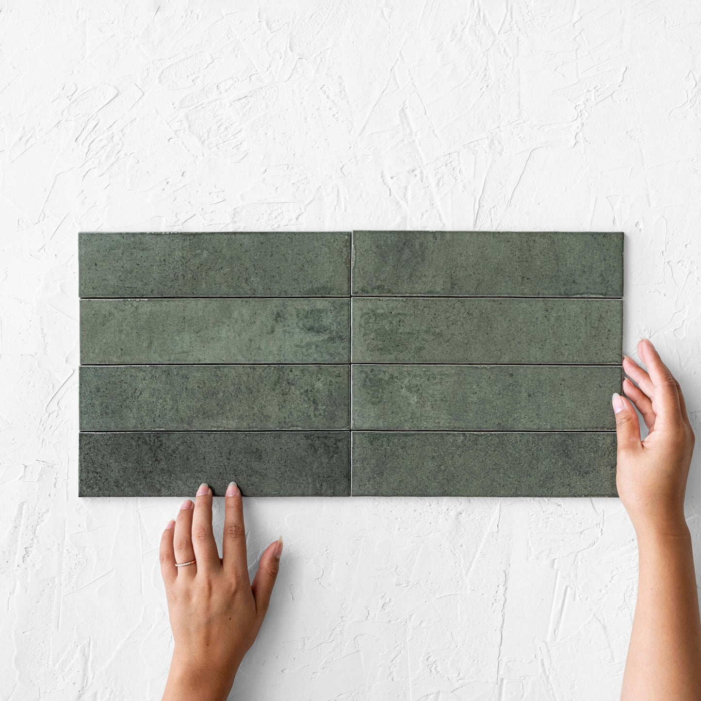 Bricks Green Gloss 60x246mm