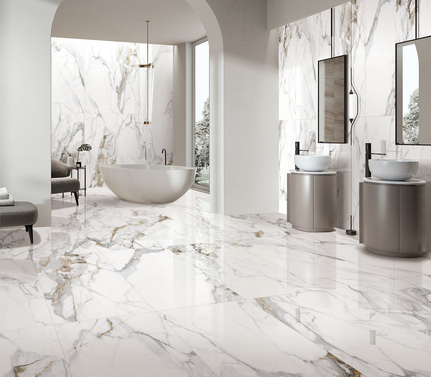 Calacutta Oro Polished 600x1200mm