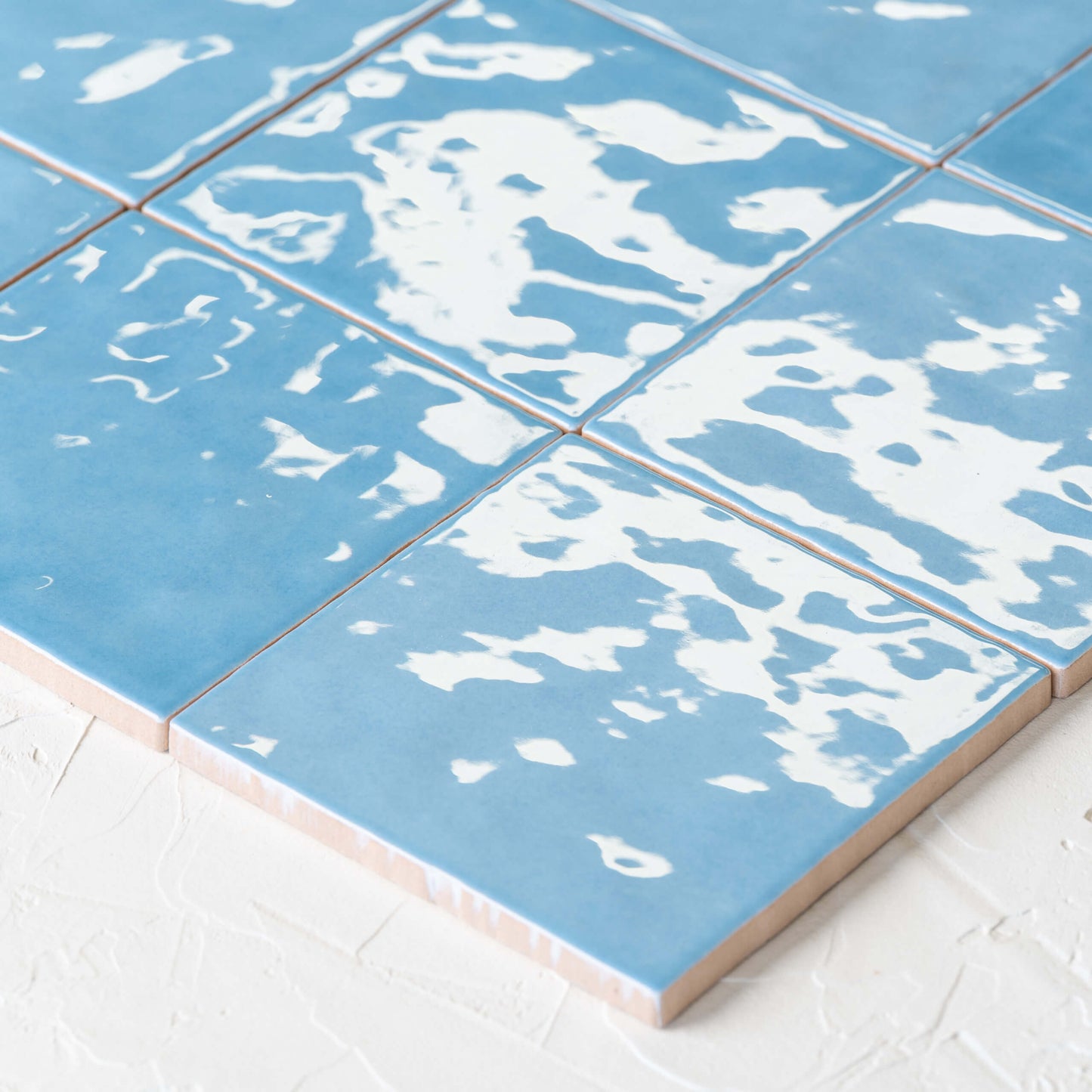 Casablanca Baby Blue Gloss 120x120mm