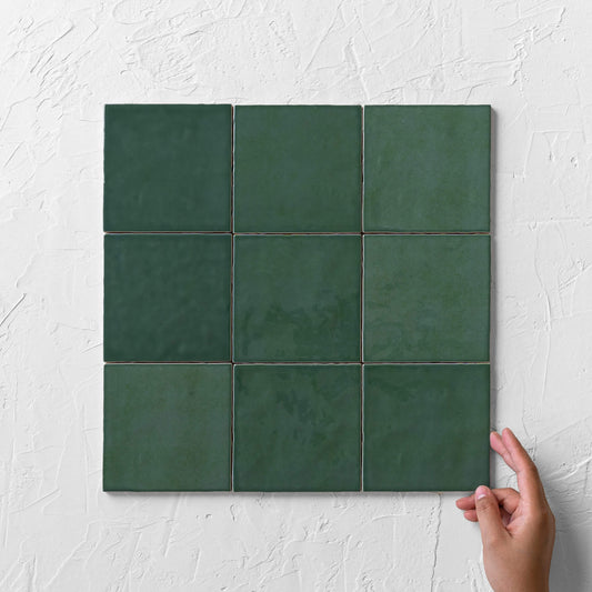 Casablanca Bottle Green Gloss 120x120mm