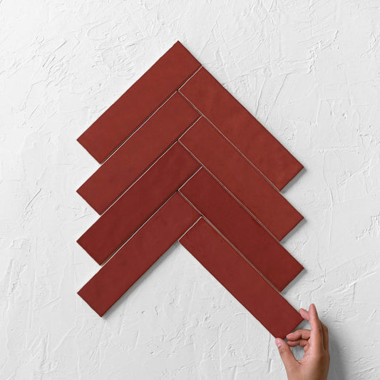 Casablanca Red Gloss 58x242mm