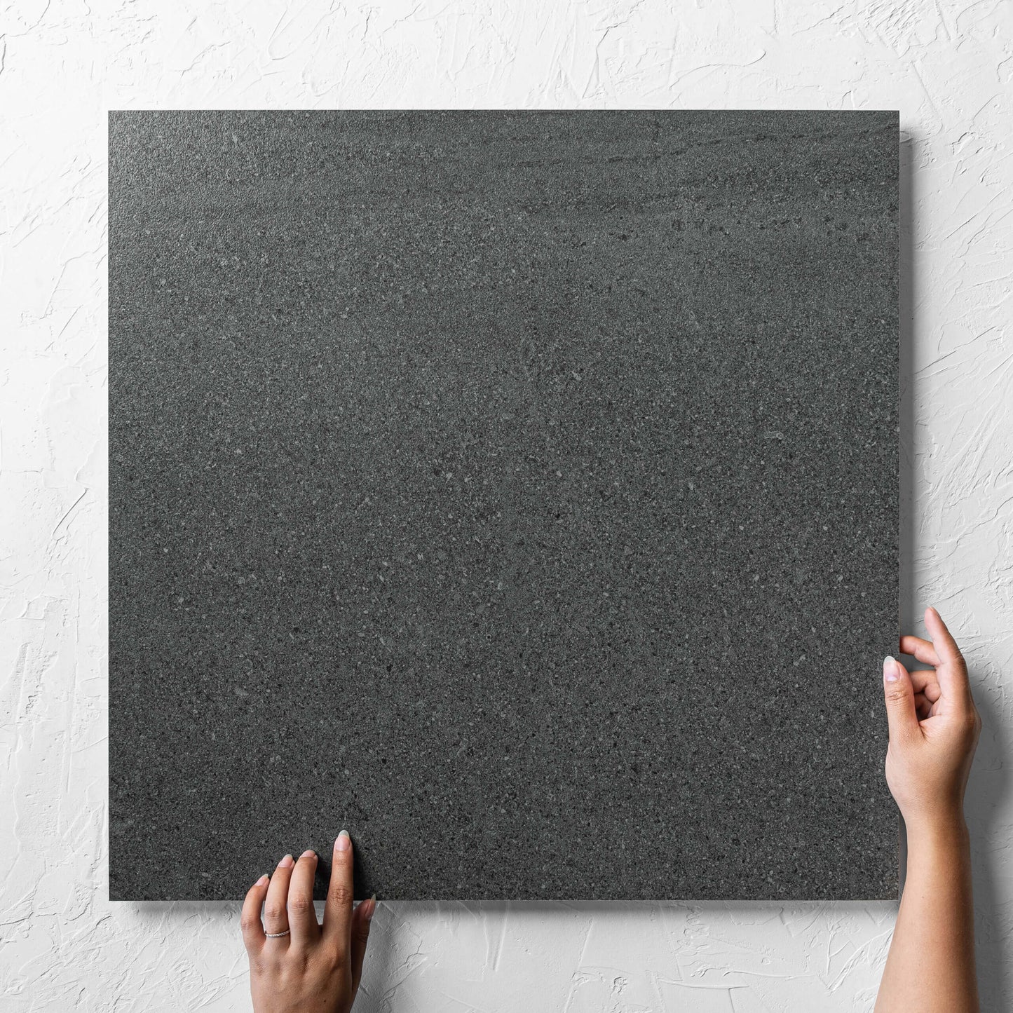 Crystal Quartz Anthracite Matte Rectified 600x600mm