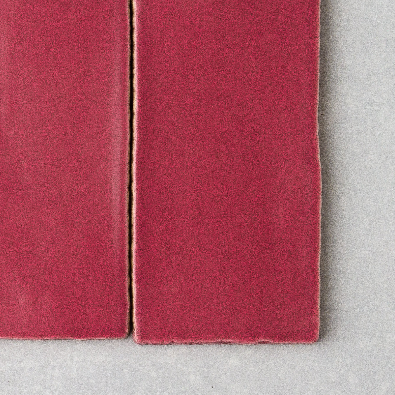 Spanish Handmade Matt Dark Hot Pink  75x150mm