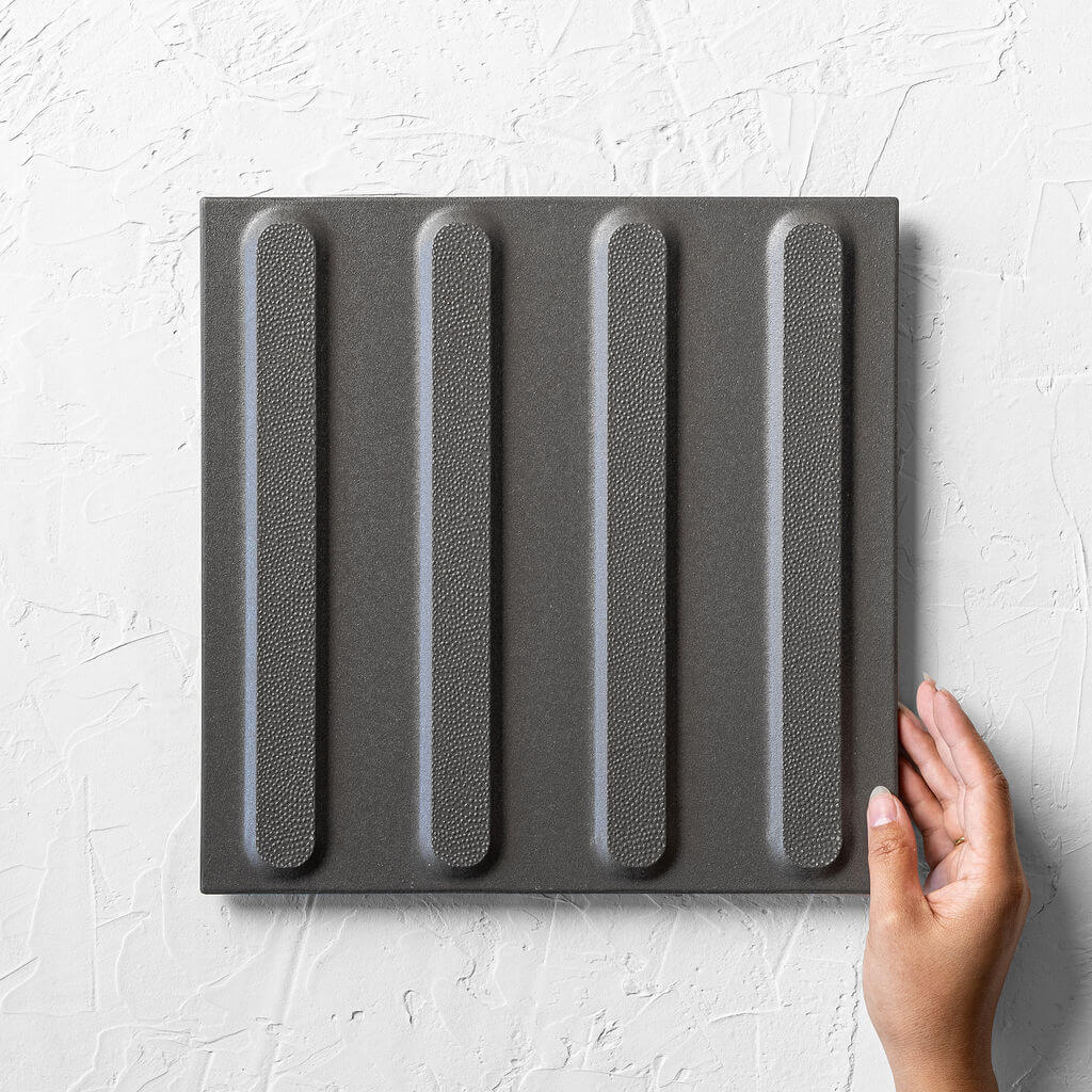 Directional Black Non Slip Tactile 300x300mm