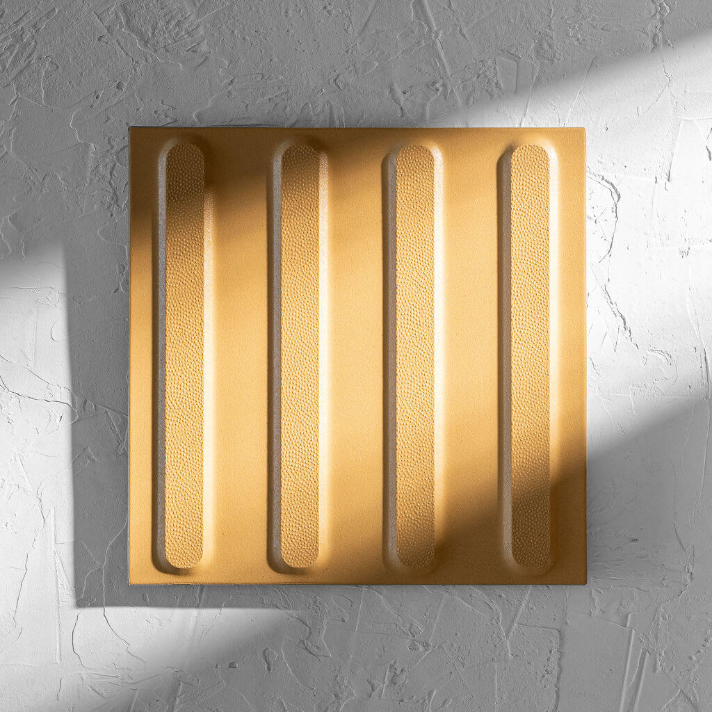 Directional Yellow Non Slip Tactile 300x300mm