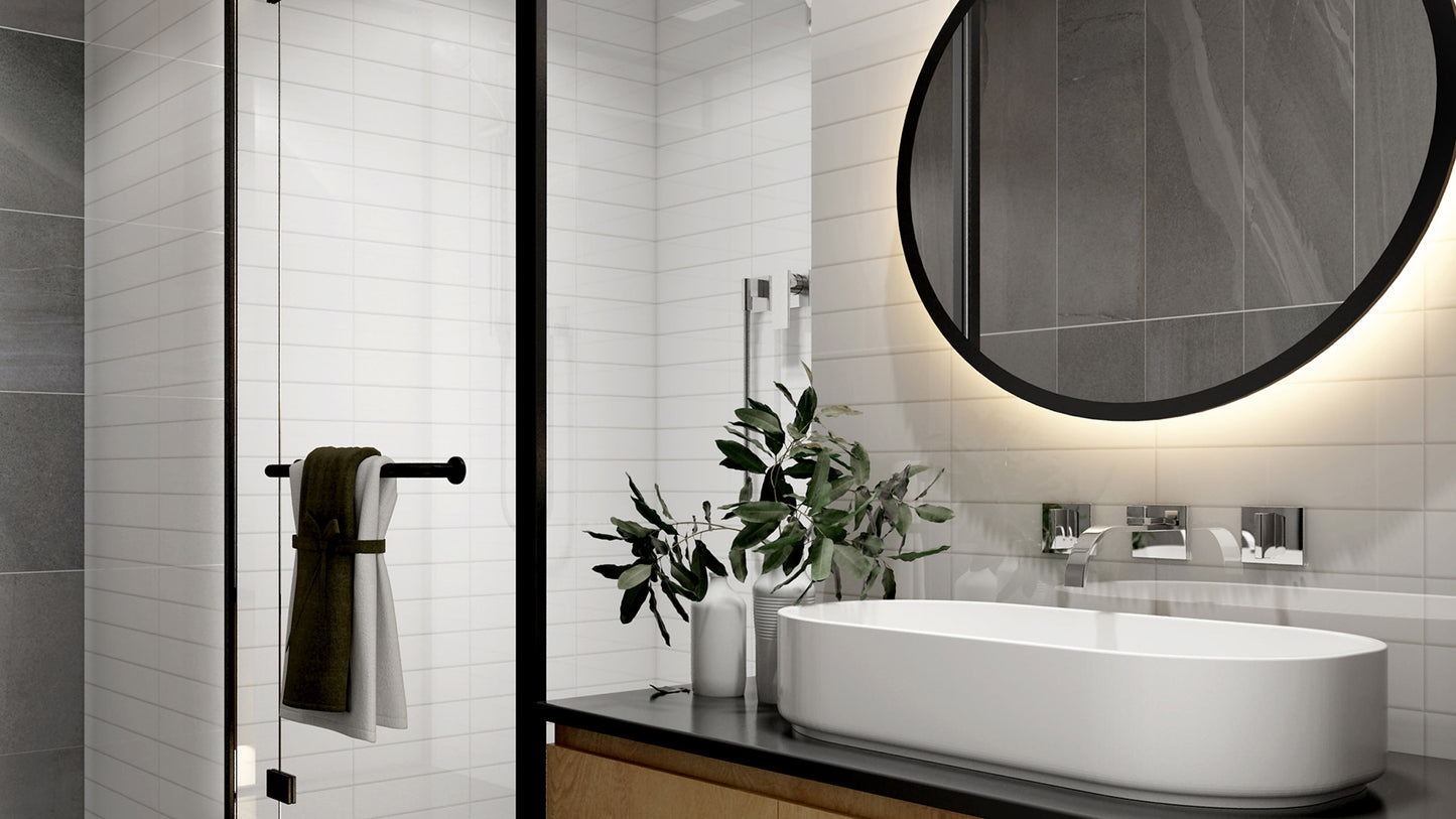 Easy White Gloss 75x300mm