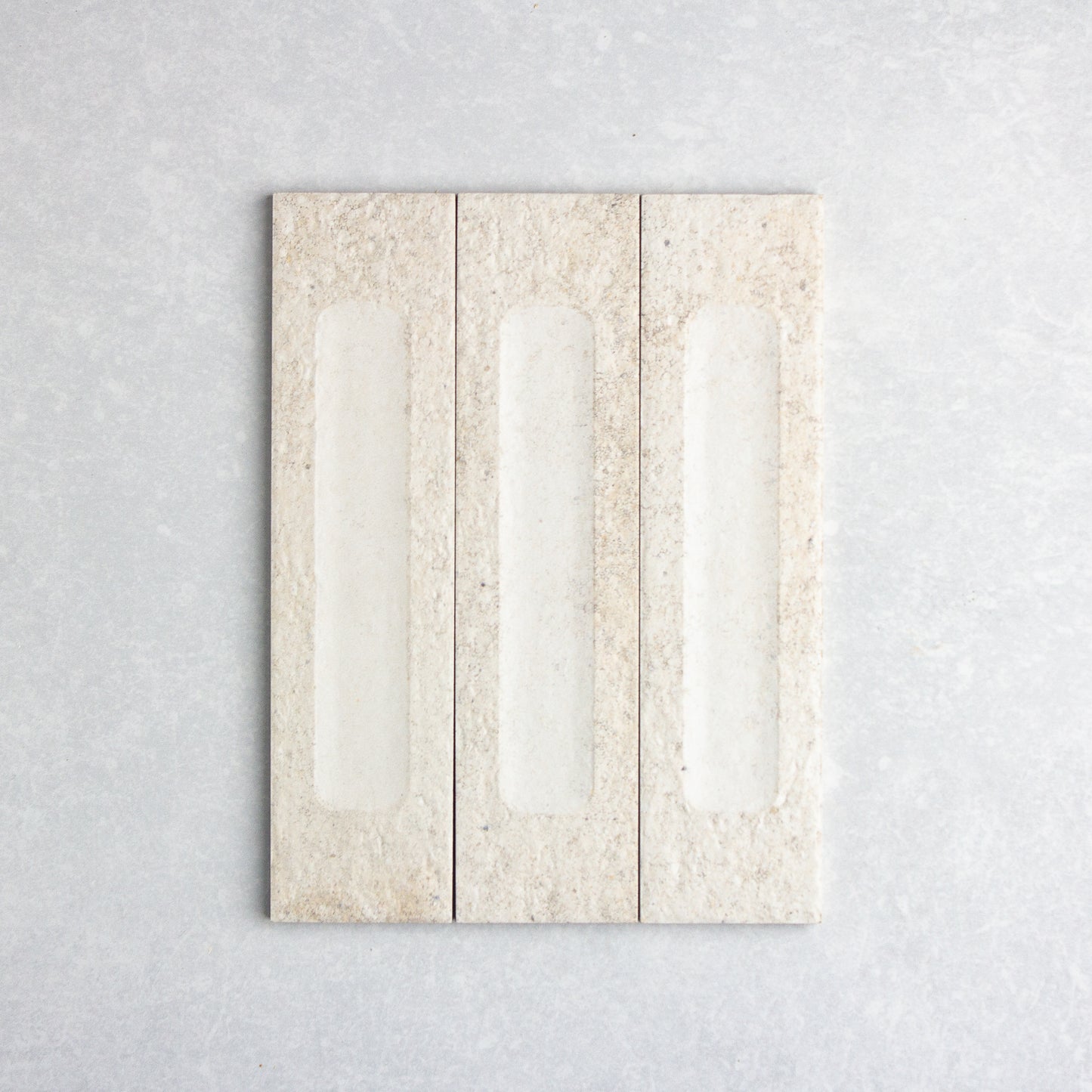 Miniature Fornace Formella Bianco Minerale 60x240mm