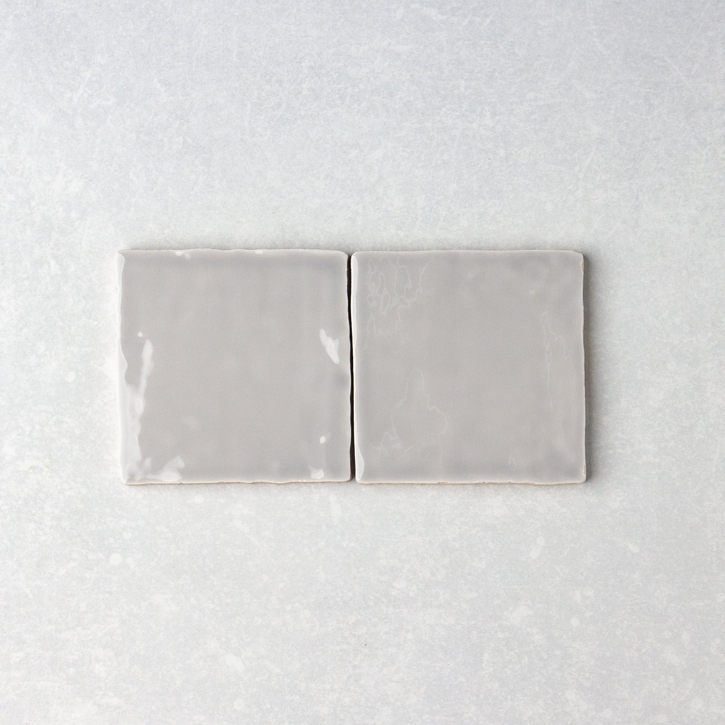 Handmade Gloss Grey  100x100mm