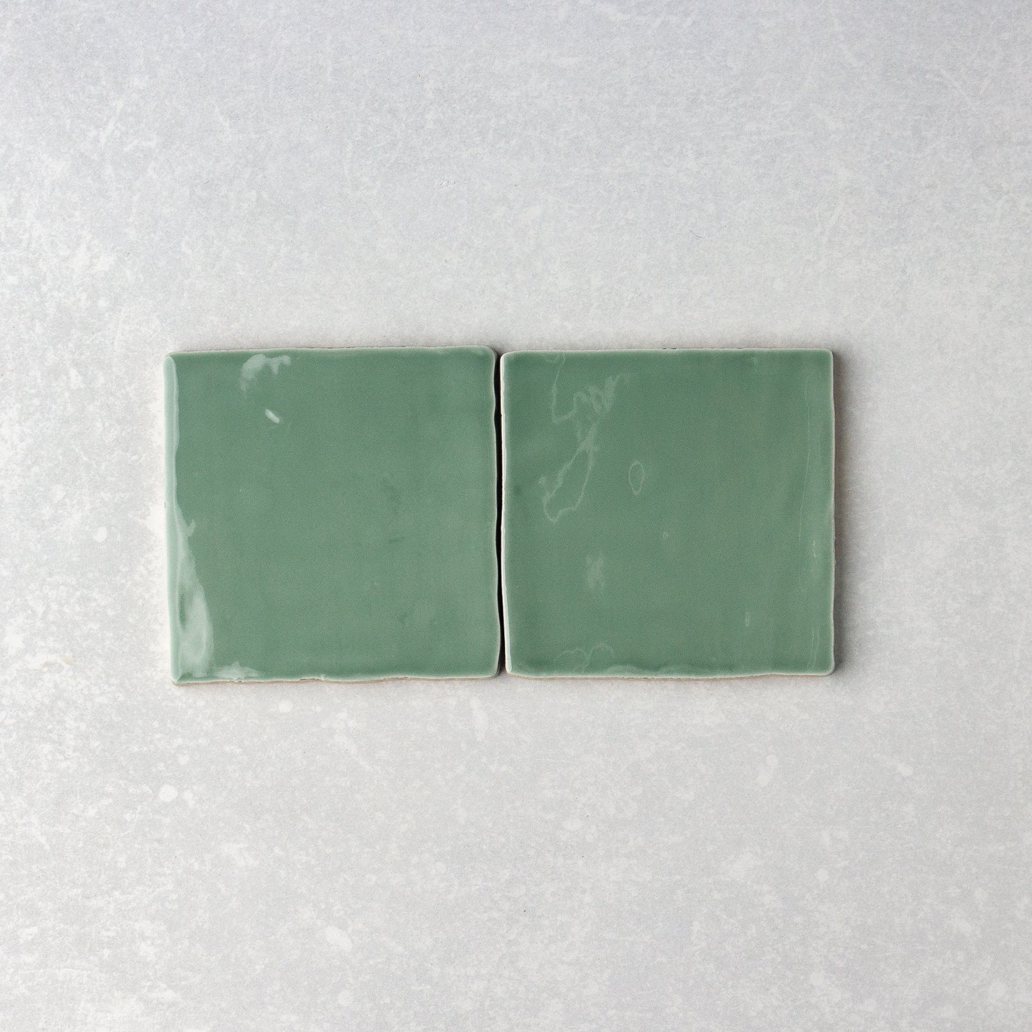 Handmade Gloss Jade  100x100mm