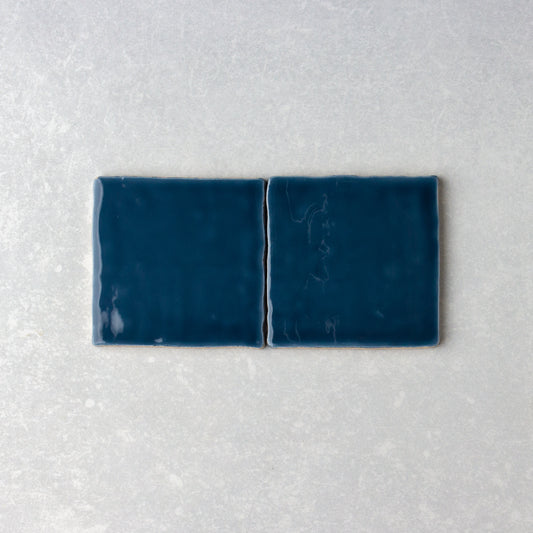 Handmade Gloss Marina  100x100mm