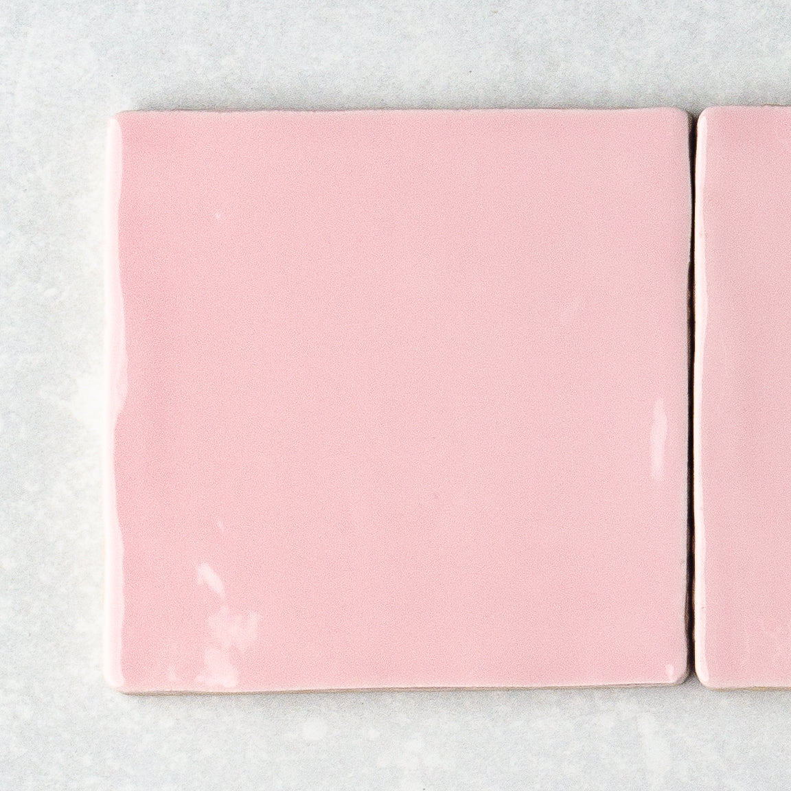 Handmade Gloss Rosa Pink  100x100mm