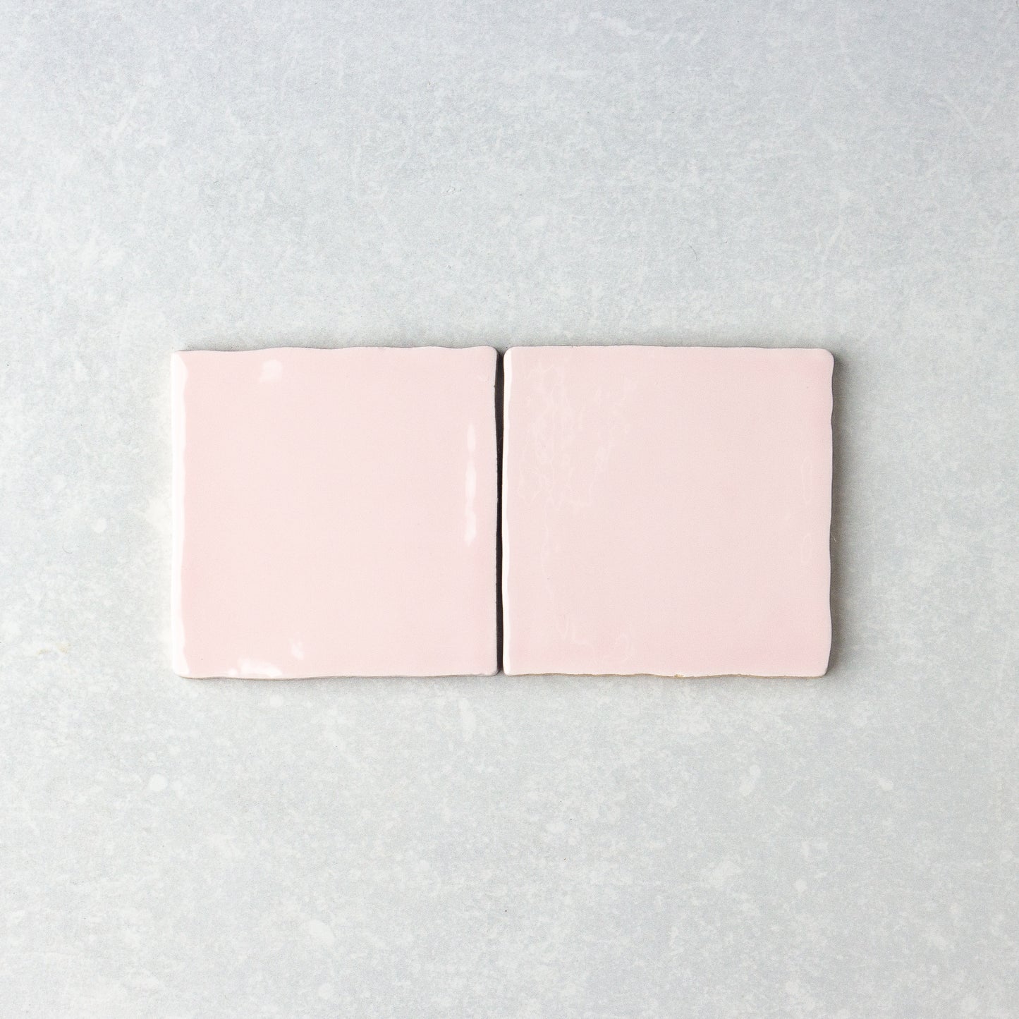 Handmade Gloss Soft Pink  100x100mm