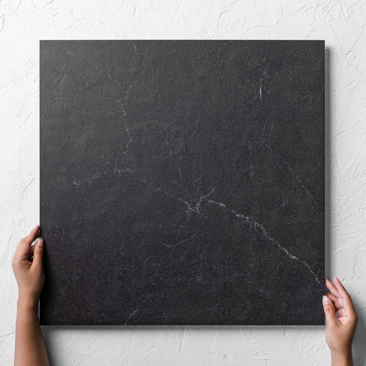 Lava Black Amber 600x600mm