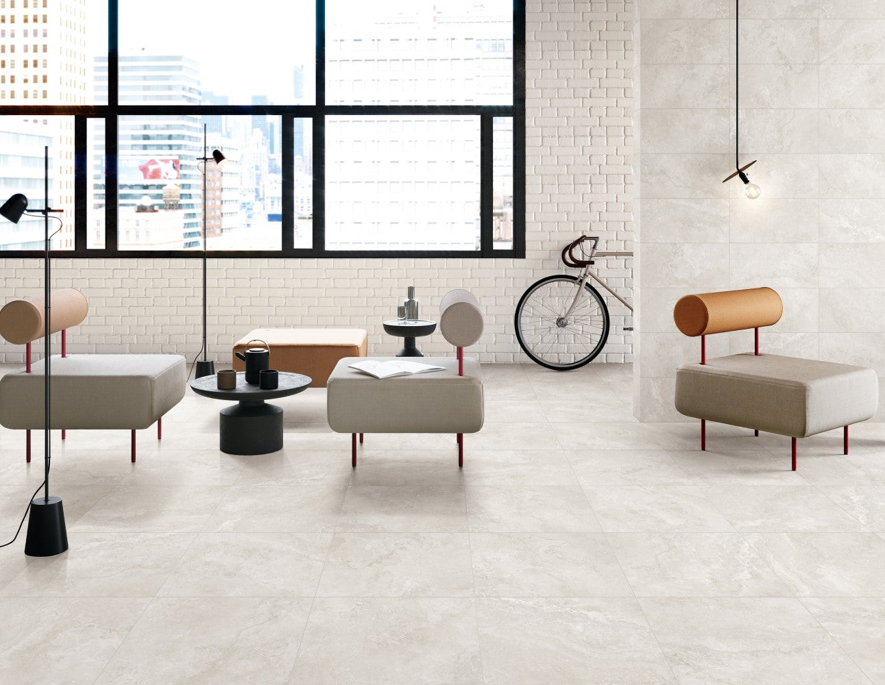 Norcia Travertine Light External Rectified Paver 600x600x20mm
