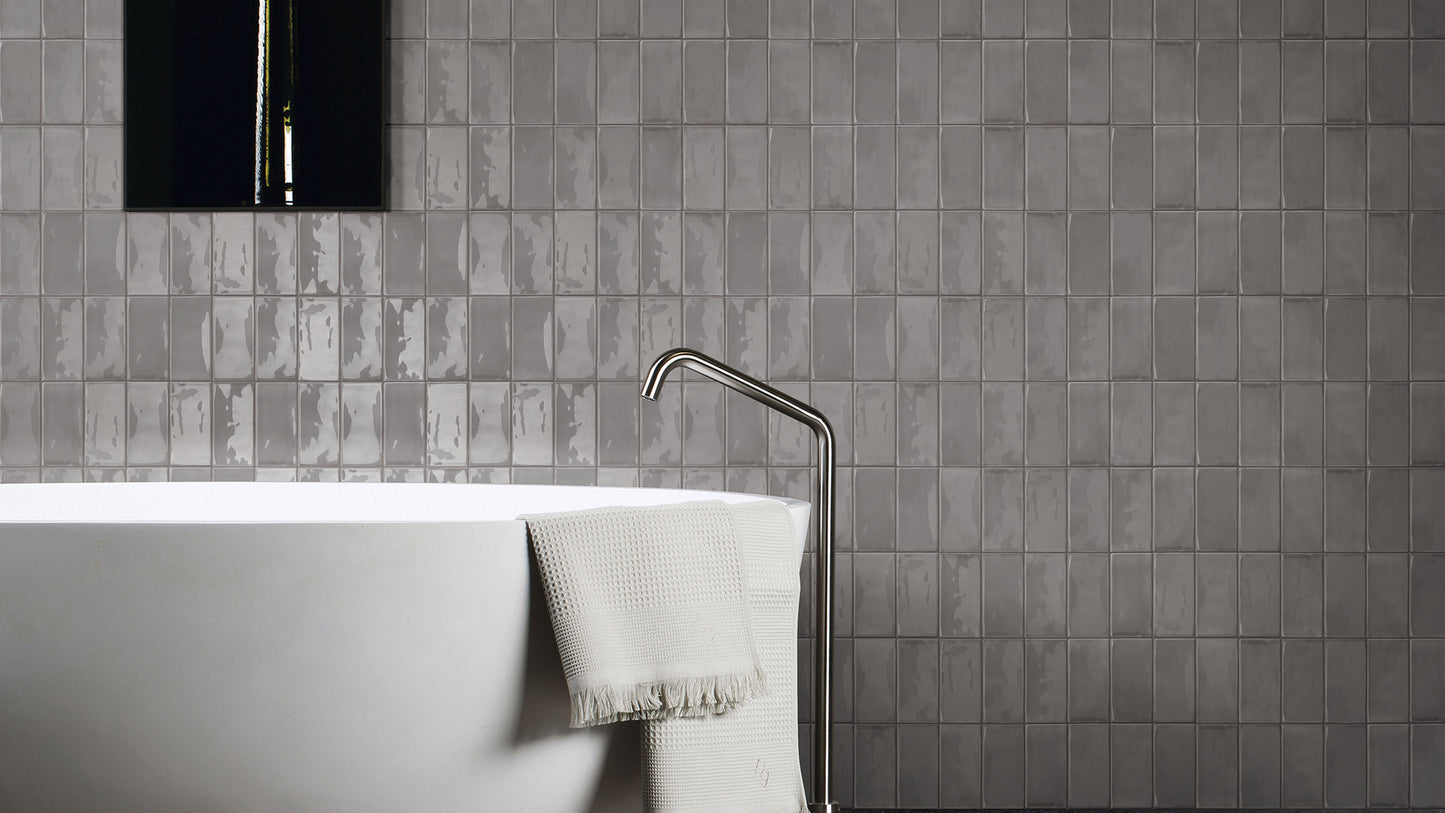Luxe Smoke Grey Matt 76x152mm